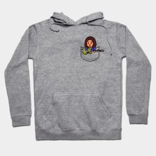 Pixel Pocket Rockstar Grunge Genius Hoodie